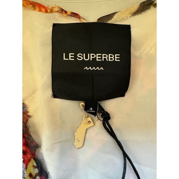 LE SUPERBE - Wo Joni Long Sleeve Maxi Dress - Tapestry Patchwork - size 4 (NWT) - Picture 6 of 16